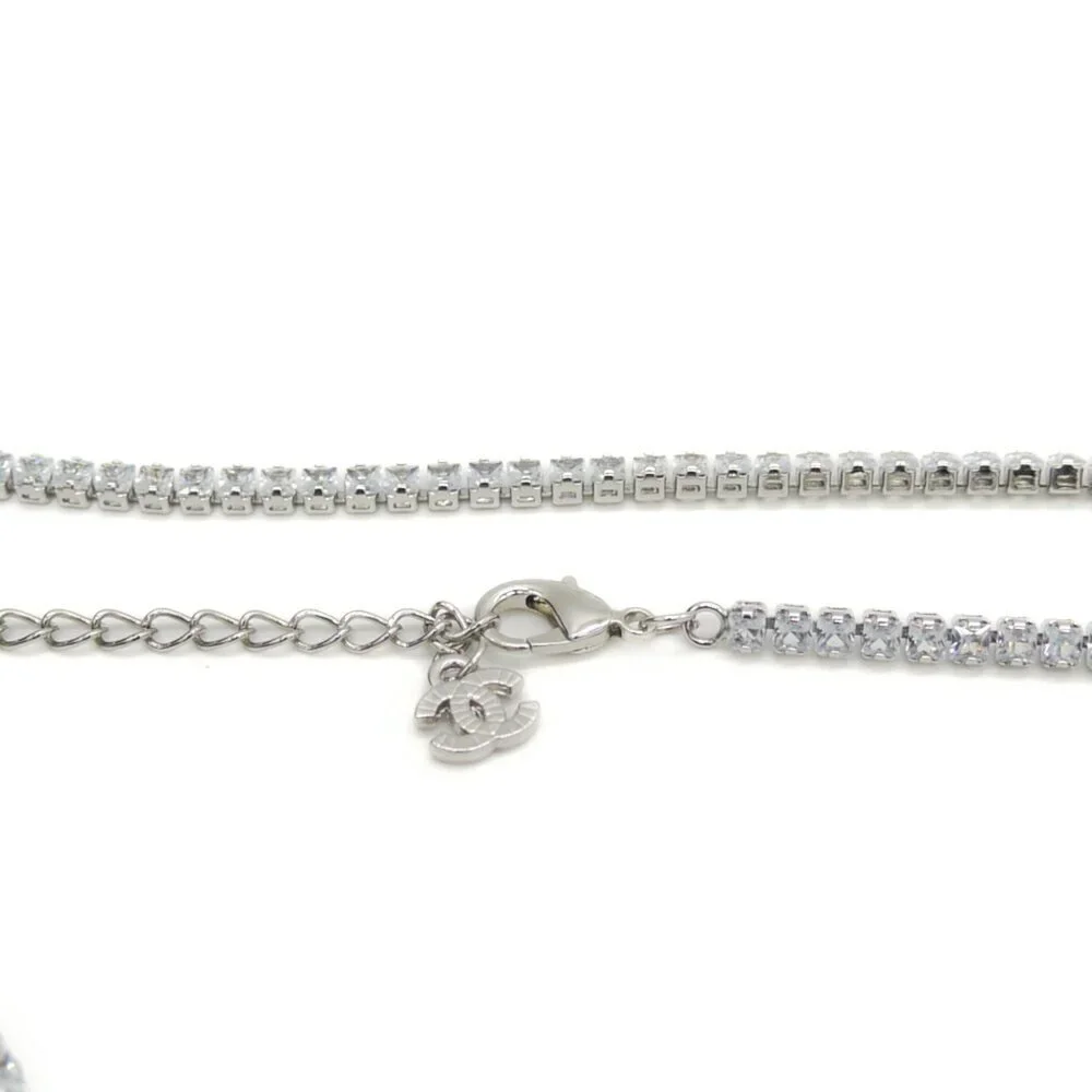 CHANEL Pink Logo Necklace